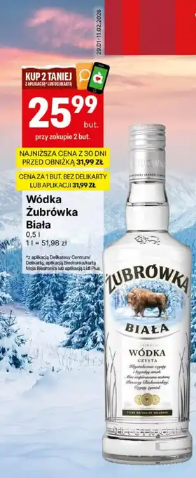 Wódka Żubrówka Biała