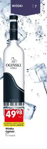 Delikatesy Centrum Wódka Ogiński oferta