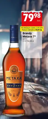 Delikatesy Centrum Brandy Metaxa 7 oferta
