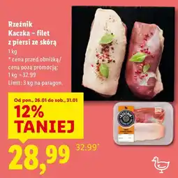 Lidl Kaczka - filet z piersi ze skórą oferta
