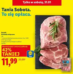 Lidl Karkówka wieprzowa oferta