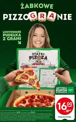 Żabka Pizza na wynos różne rodzaje oferta