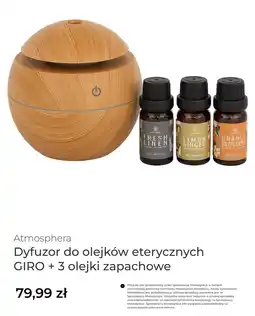 Home&You Atmosphera Dyfuzor do olejków eterycznych GIRO + 3 olejki zapachowe oferta