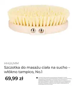 Home&You HHUUMM Szczotka do masażu ciała na sucho – włókno tampico, No.1 oferta