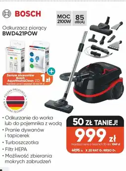 Max Elektro Odkurzacz piorący Bosch oferta
