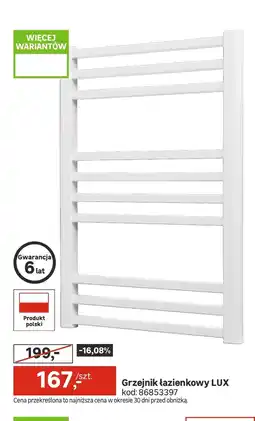 Leroy Merlin Grzejnik łazienkowy Lux oferta