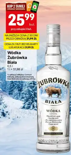 Delikatesy Centrum Wódka Żubrówka oferta