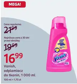 Rossmann Odplamiacz do tkanin Vanish oferta