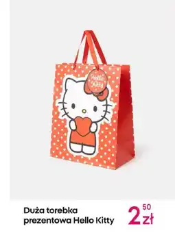 Pepco Duża torebka prezentowa Hello Kitty oferta