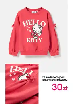 Pepco Bluza dziewczęca z kokardkami Hello Kitty oferta