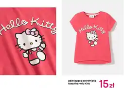 Pepco Dziewczęca bawełniana koszulka Hello Kitty oferta