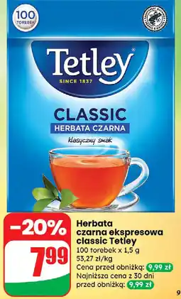 Dino Tetley Herbata czarna ekspresowa oferta