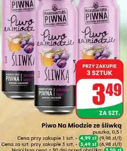 Dino Piwo Na Miodzie ze śliwką oferta