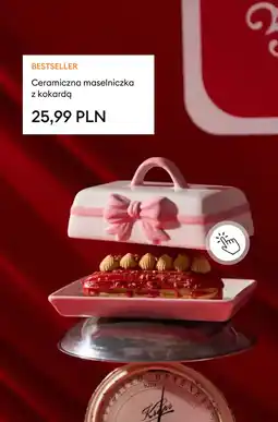 Sinsay Ceramiczna maselniczka z kokardą oferta