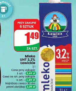 Dino Mleko UHT 3,2% Lowickie oferta