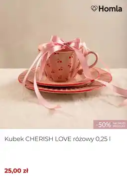 Homla Kubek CHERISH LOVE różowy oferta