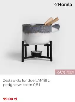Homla Zestaw do fondue LAMBI z podgrzewaczem oferta