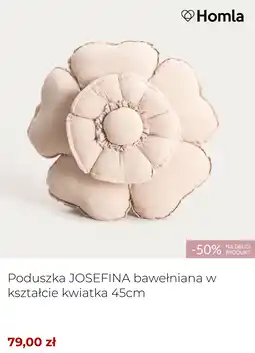 Homla Poduszka JOSEFINA bawełniana w kształcie kwiatka 45cm oferta
