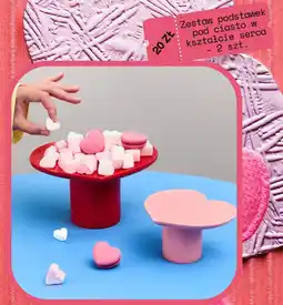Flying Tiger Zestaw podstawek pod ciasto w kształcie serca oferta
