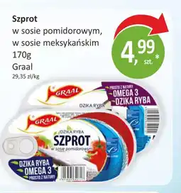 Passa Szprot w sosie pomidorowym, w sosie meksykańskim Graal oferta