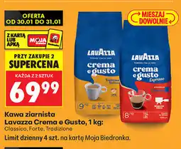 Biedronka Kawa ziarnista Lavazza Crema e Gusto oferta