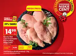Biedronka Świeży filet z piersi kurczaka Kraina Mięs, Mega Paka oferta