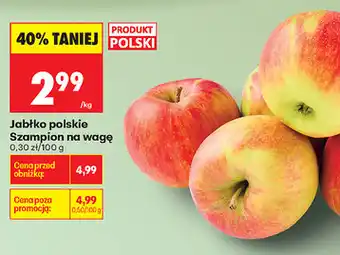 Biedronka Jabłko polskie Szampion na wagę oferta