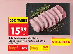 Biedronka Schab wieprzowy kotlety, Mega Paka, Kraina Mięs oferta