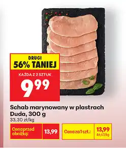 Biedronka Schab marynowany w plastrach Duda oferta
