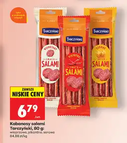 Biedronka Kabanosy salami Tarczyński oferta