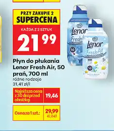 Biedronka Płyn do płukania Lenor Fresh Air, 50 prań oferta