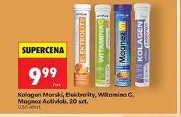 Biedronka Kolagen Morski, Elektrolity, Witamina C, Magnez Activlab, 20 szt oferta