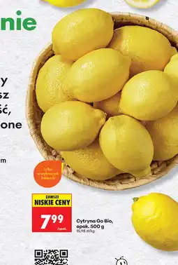 Biedronka Cytryna Go Bio, opak oferta
