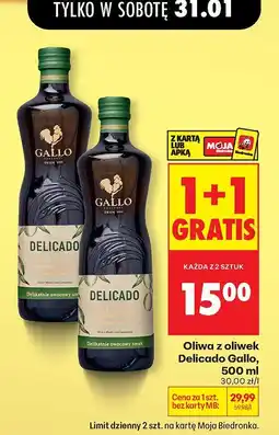 Biedronka Oliwa z oliwek Delikata Gallo oferta