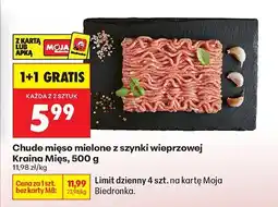 Biedronka Mięso mielone z szynki wieprzowej oferta