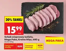 Biedronka Schab wieprzowy kotlety Mega Paka oferta
