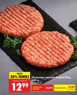 Biedronka Big burger wołowy oferta