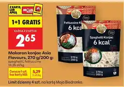 Biedronka Makaron konjac spaghetti oferta