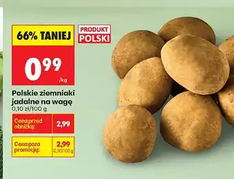 Biedronka Ziemniaki jadalne polskie na wagę oferta