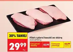 Biedronka Filet z piersi kaczki ze skórą oferta