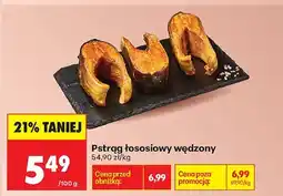 Biedronka Pstrąg łososiowy wędzony oferta