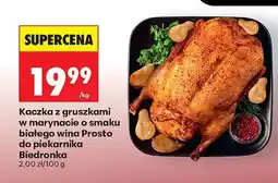 Biedronka Kaczka z gruszkami w marynacie o smaku białego wina Prosto do piekarnika oferta