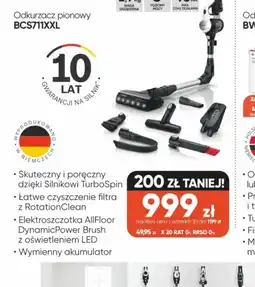 Max Elektro Odkurzacz pionowy BCS711XXL oferta