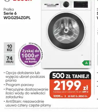 Bosch Pralka Serie 6 WGG254ZGP