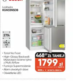 Max Elektro Bosch Lodówka KGN33NSDB oferta