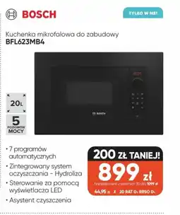 Max Elektro Bosch Kuchenka mikrofalowa BFL623MB4 oferta