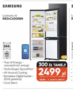 Max Elektro Samsung Lodówka AI RB34C600EBN oferta