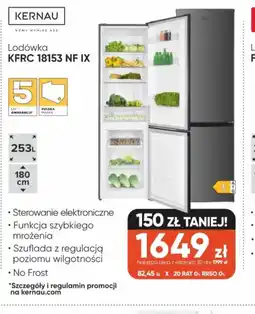 Max Elektro Kernau Lodówka KFRC 18153 NF IX oferta