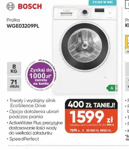 Max Elektro Bosch Pralka WGE03209PL oferta