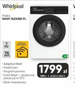 Max Elektro Whirlpool Pralka WAM 762WBB PL oferta